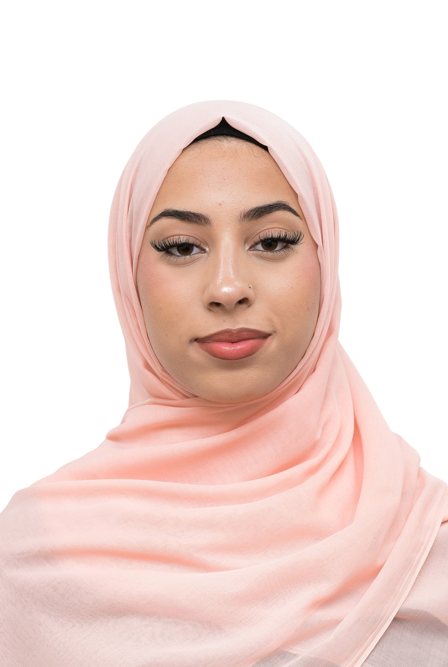 Exclusive Cotton Hijab Baby Pink Col 11