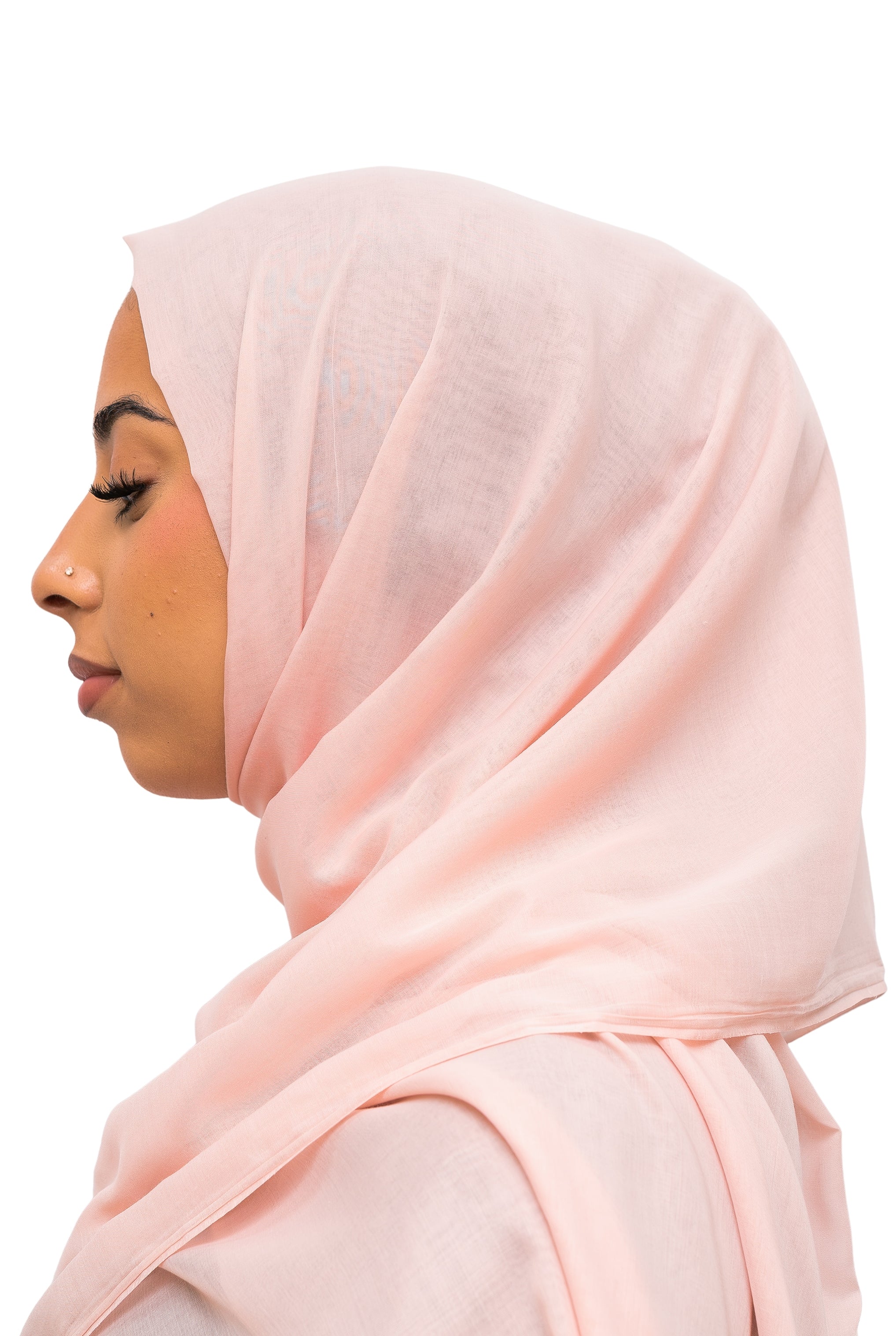 Exclusive Cotton Hijab Baby Pink Col 11