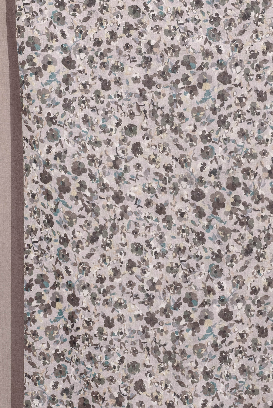 Exclusive Cotton Print Hijab Floral Multi Brown Col 8