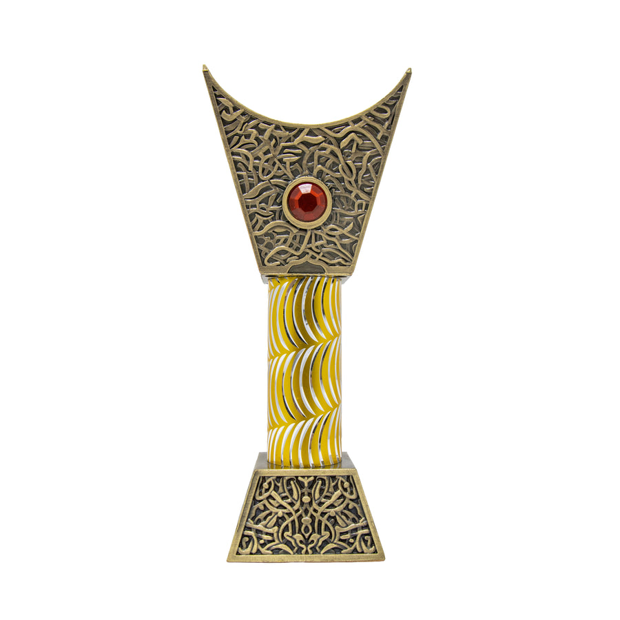 Gold & Bronze Trophy Bakhoor Burner 2249B