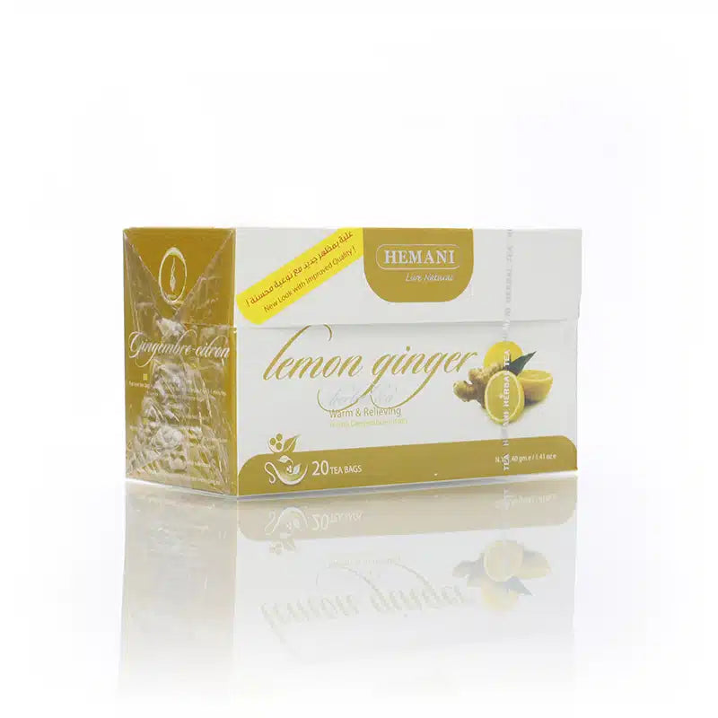 Herbal Lemon & Ginger Tea - 20 Tea Bags