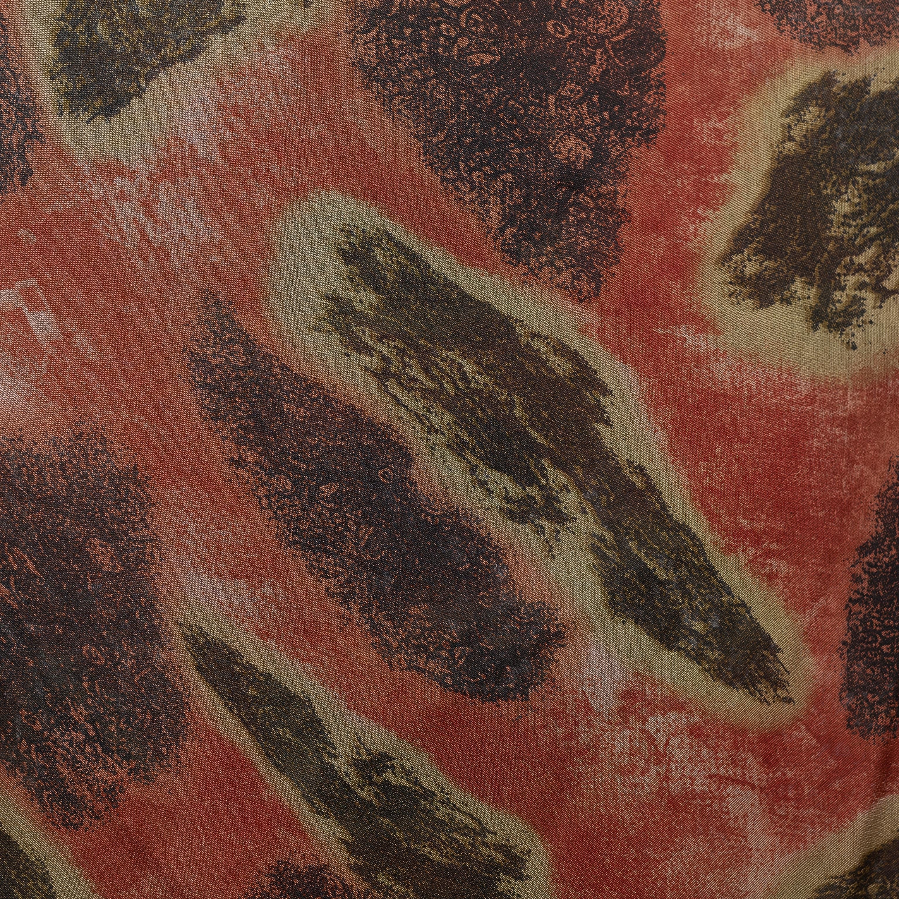Vella Print Style 3-1 Silk Chiffon Hijab Brown, Rose Wood