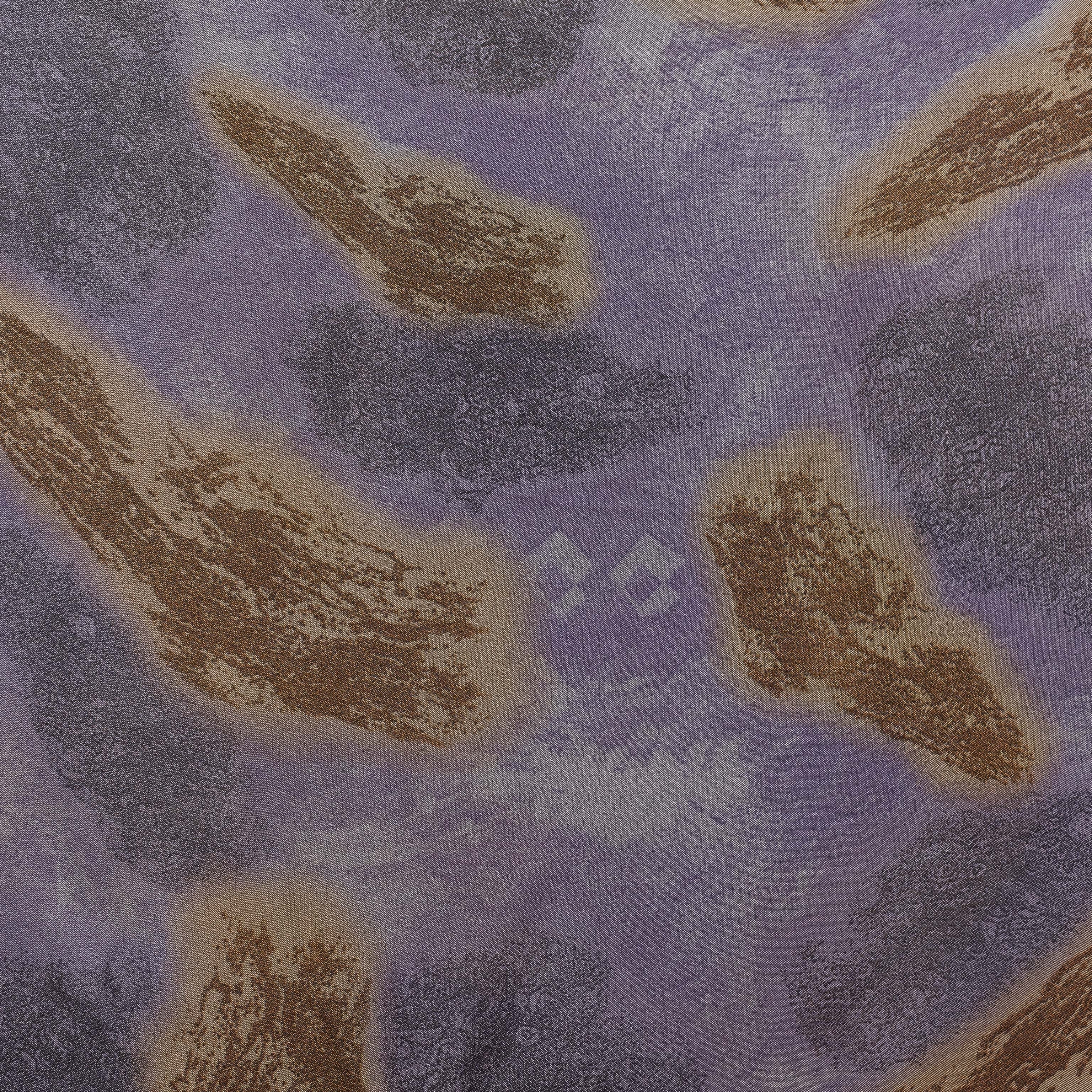 Vella Print Style 3-8 Silk Chiffon Hijab Lilac