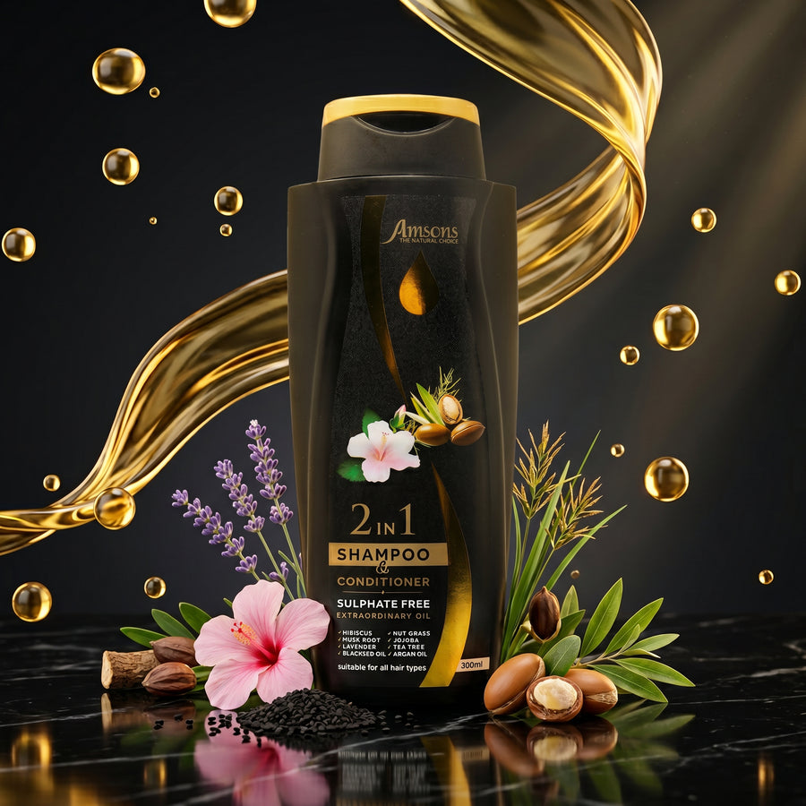 2 in 1 Shampoo & Conditioner Sulphate Free 300ml