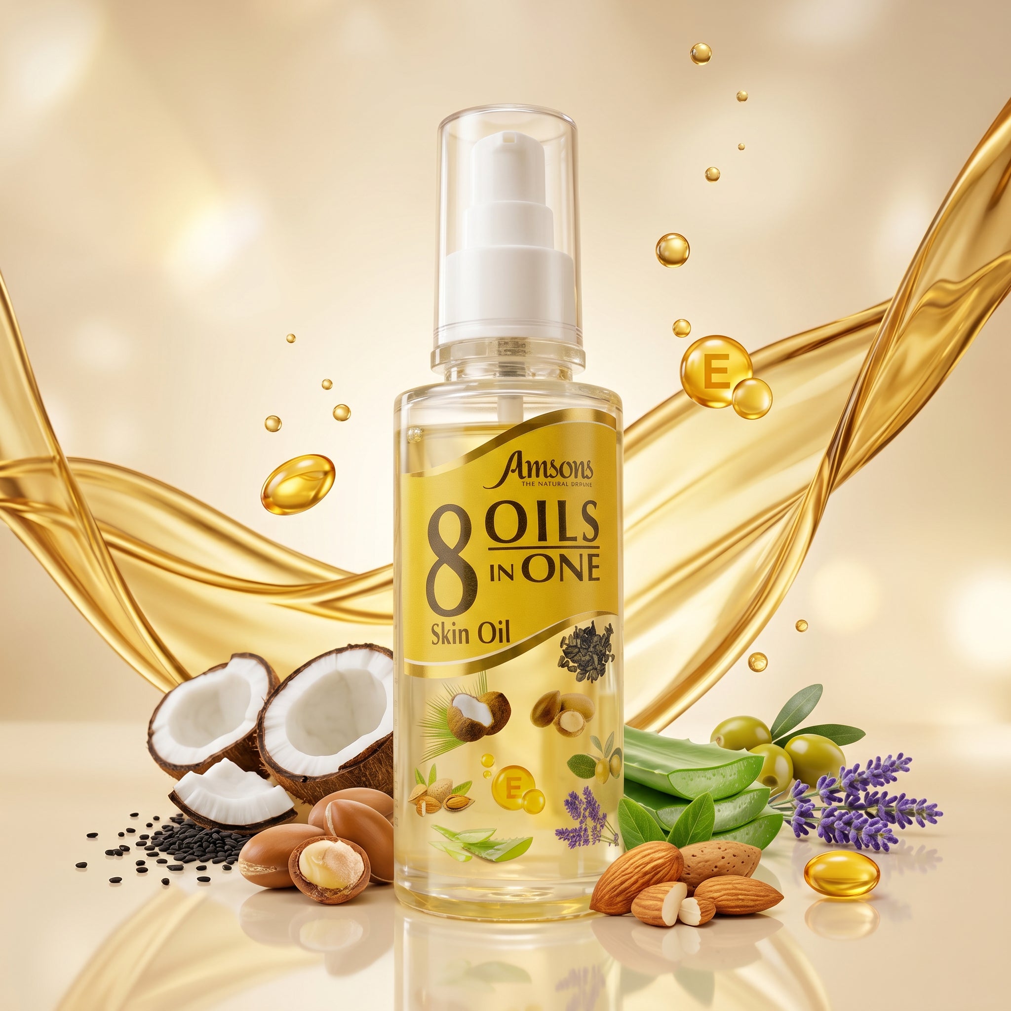 Amsons 8 Skin Oils In 1 100ml