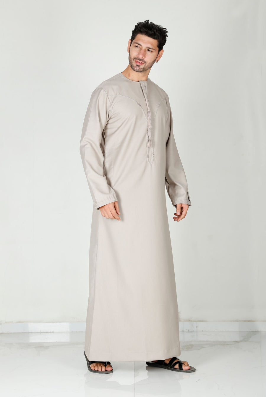 Tasselled Thobe Mocha 114 Col 5