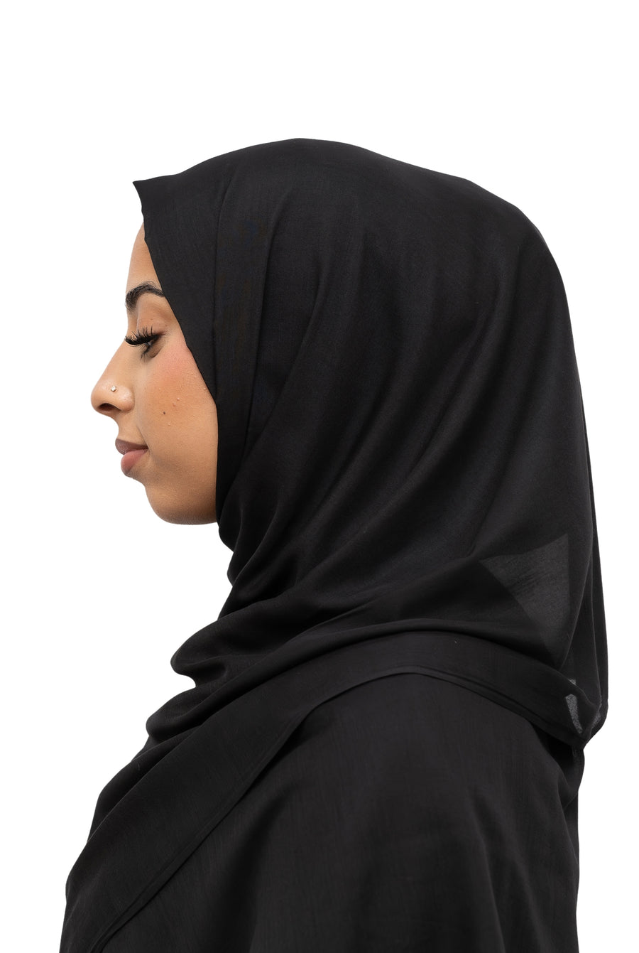 Exclusive Cotton Hijab Navy Col 69