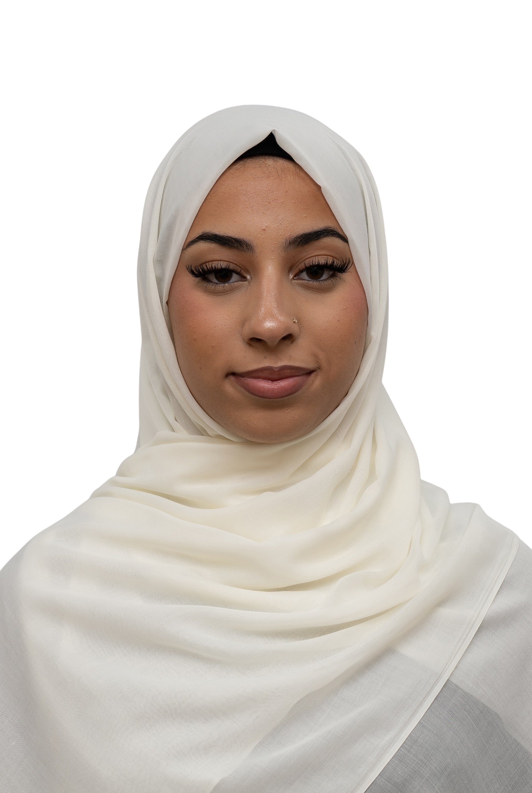 Exclusive Cotton Hijab Cream Col 2