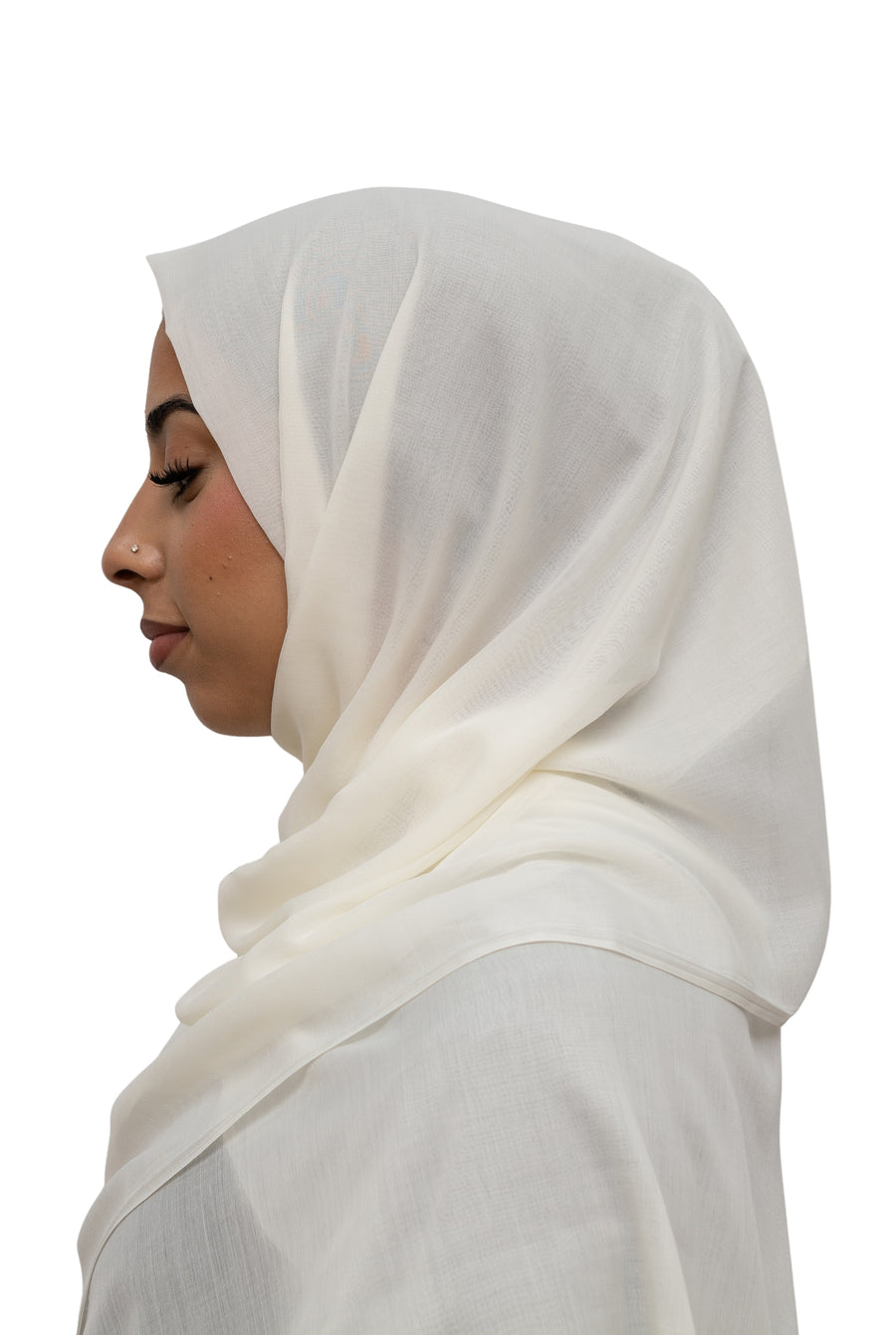 Exclusive Cotton Hijab Cream Col 2
