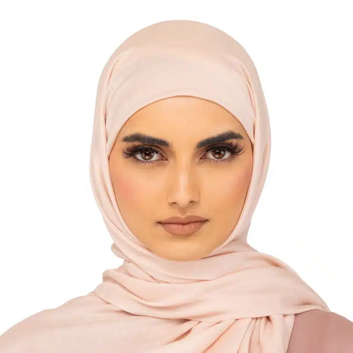 Classic Cotton Hijab Light Cream image 0
