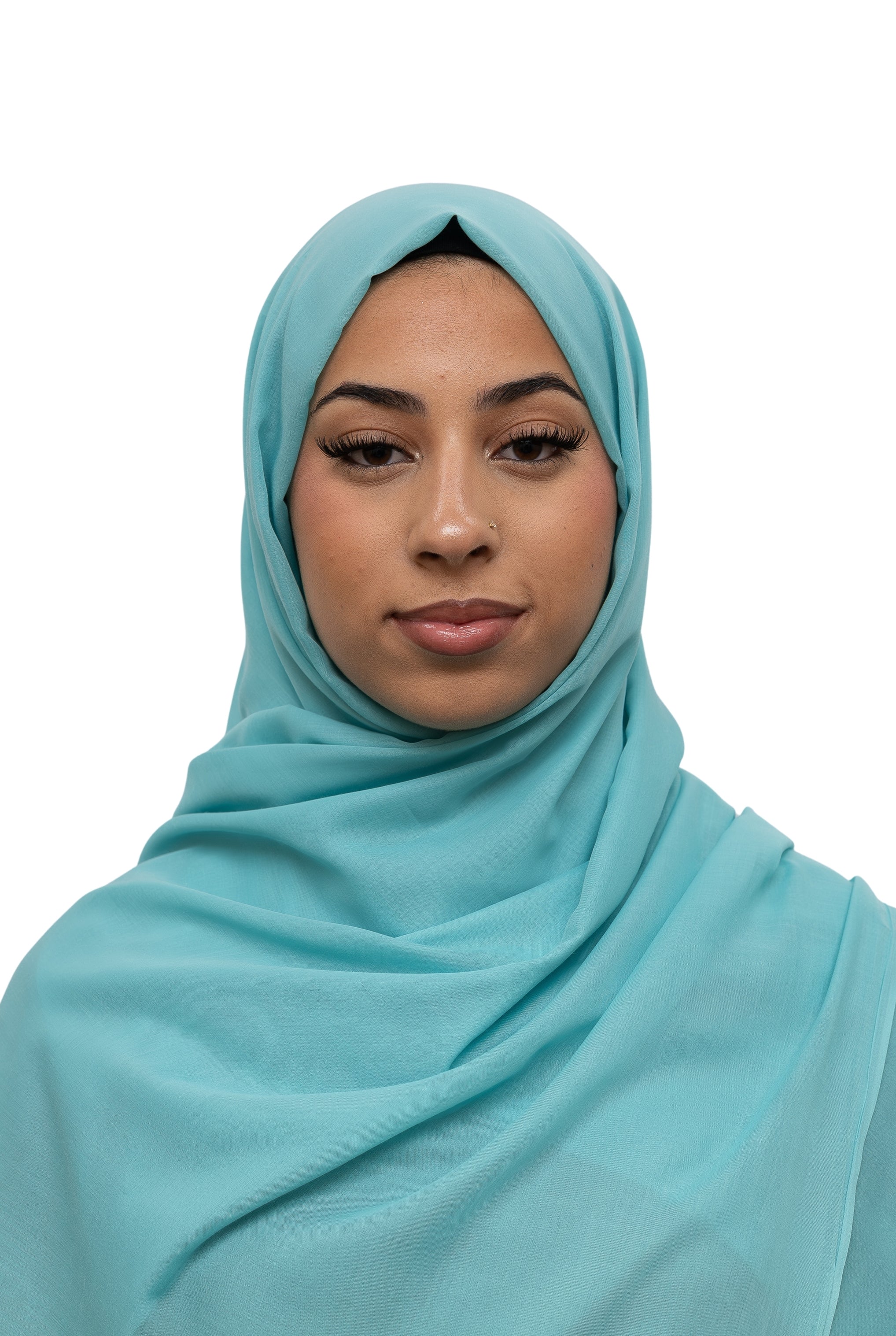 Exclusive Cotton Hijab Ferozi Col 58