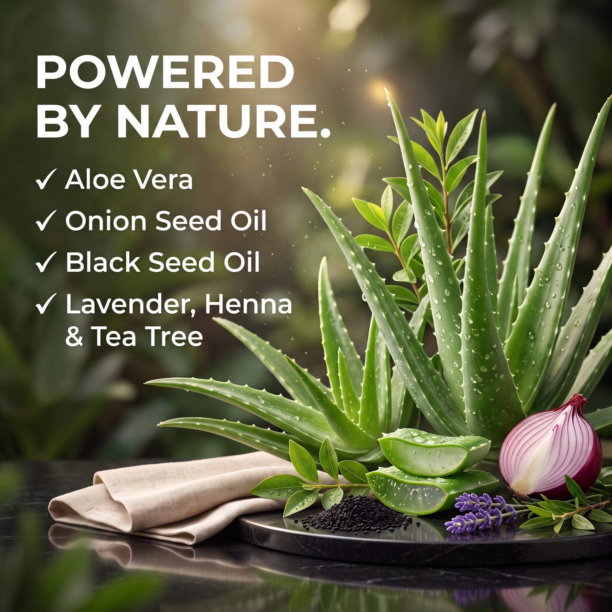 Aloe Vera Onion Seed Shampoo 300ml