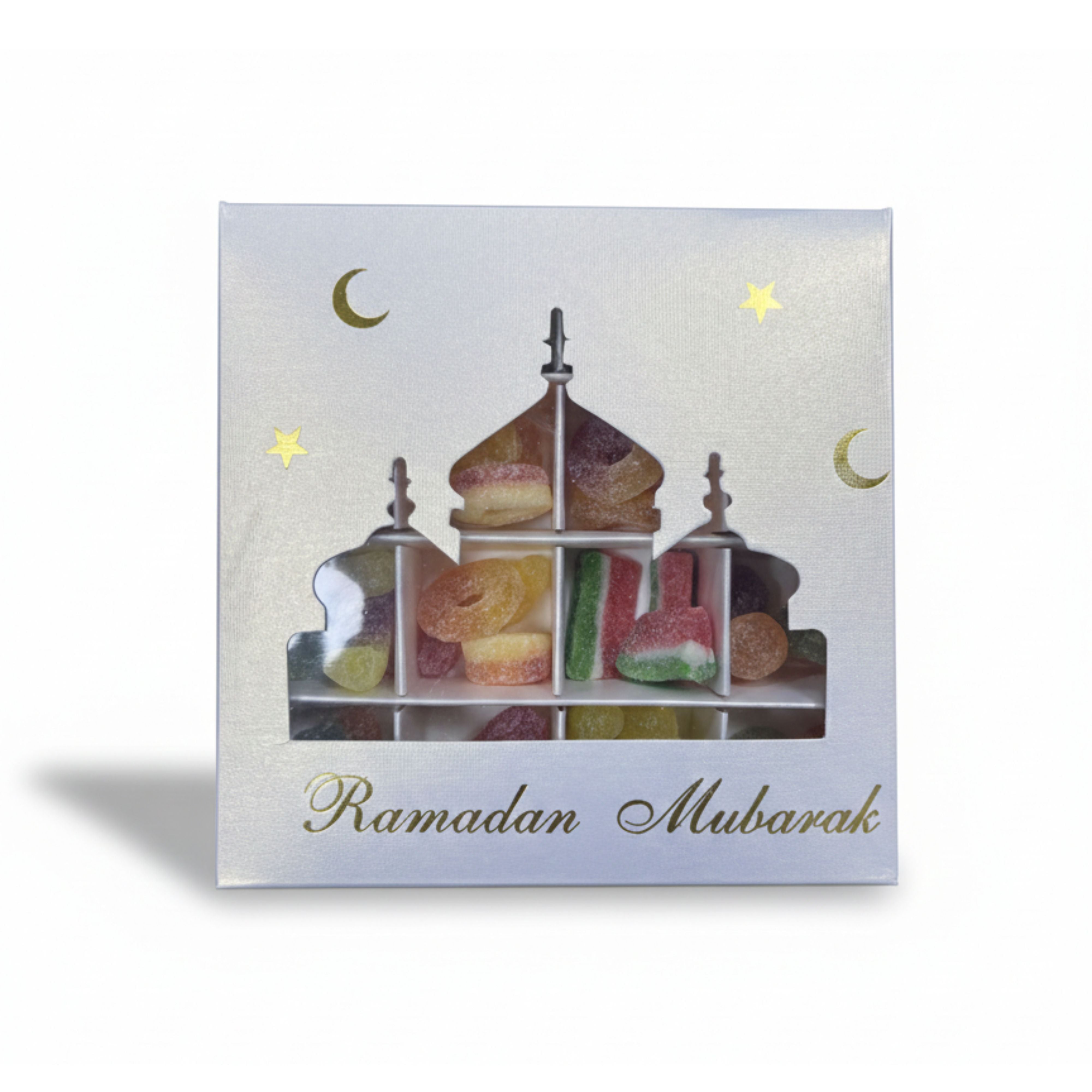 Ramadan Mubarak Sweets Silver and Gold