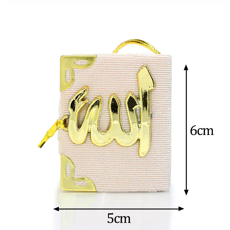 Quran Hanger Faded Pink With Gold Accent