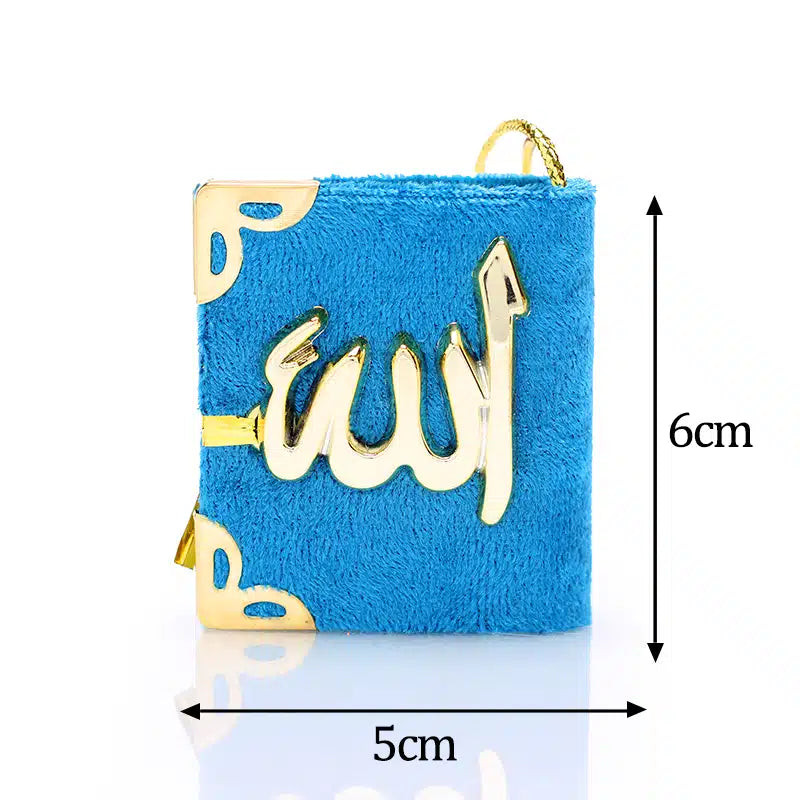 Quran Hanger Sprint Blue With Gold Accent
