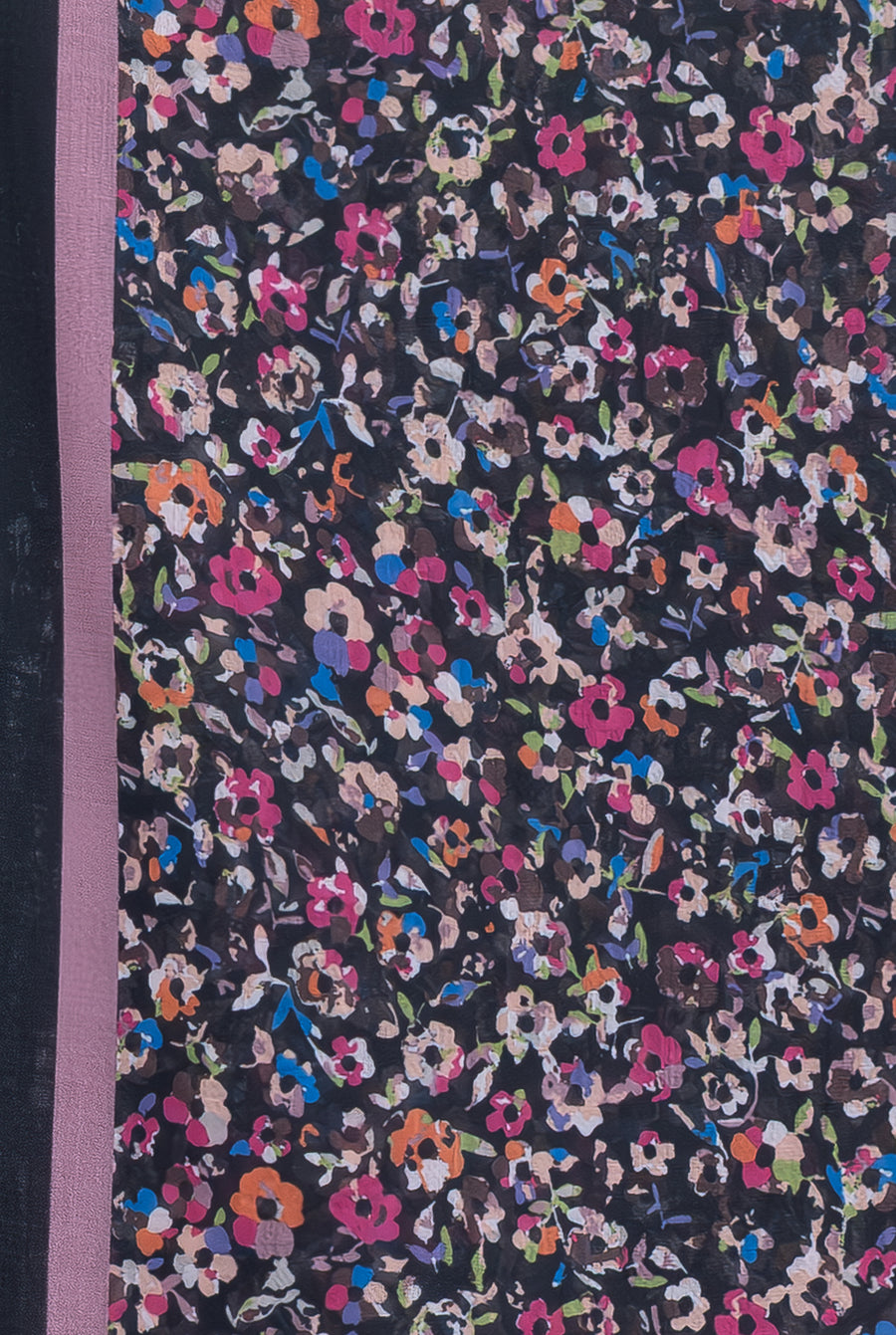 Exclusive Cotton Print Hijab Floral Multi Pink Col 100