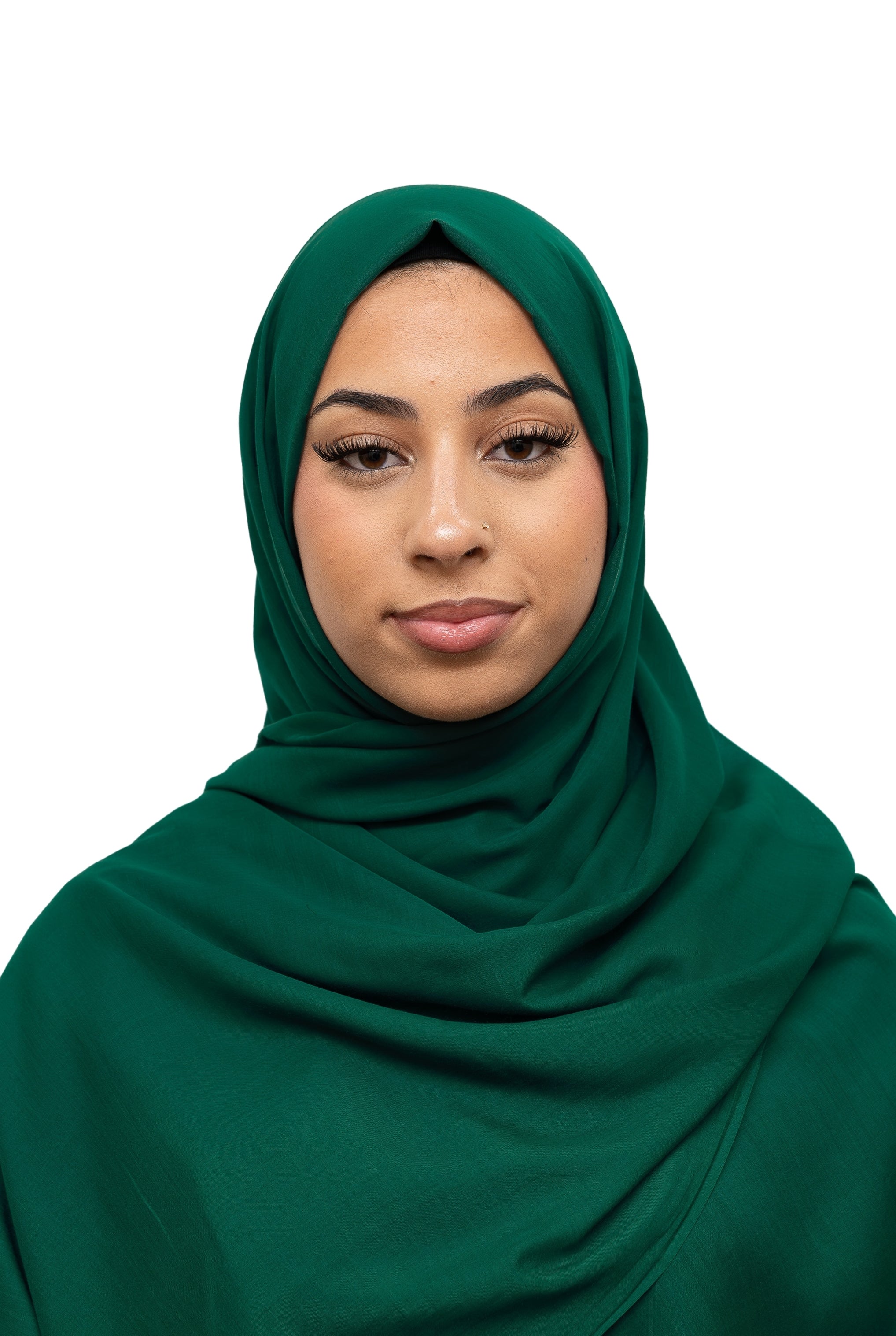 Exclusive Cotton Hijab Bottle Green Col 110