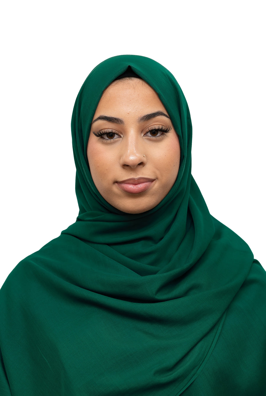 Exclusive Cotton Hijab Bottle Green Col 110