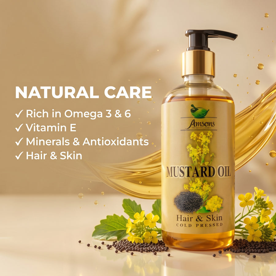 Cold Pressed Mustard Hair Oil