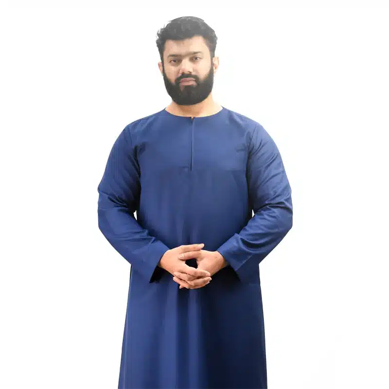 Omani Blue Thobe 0017- 4 image 1