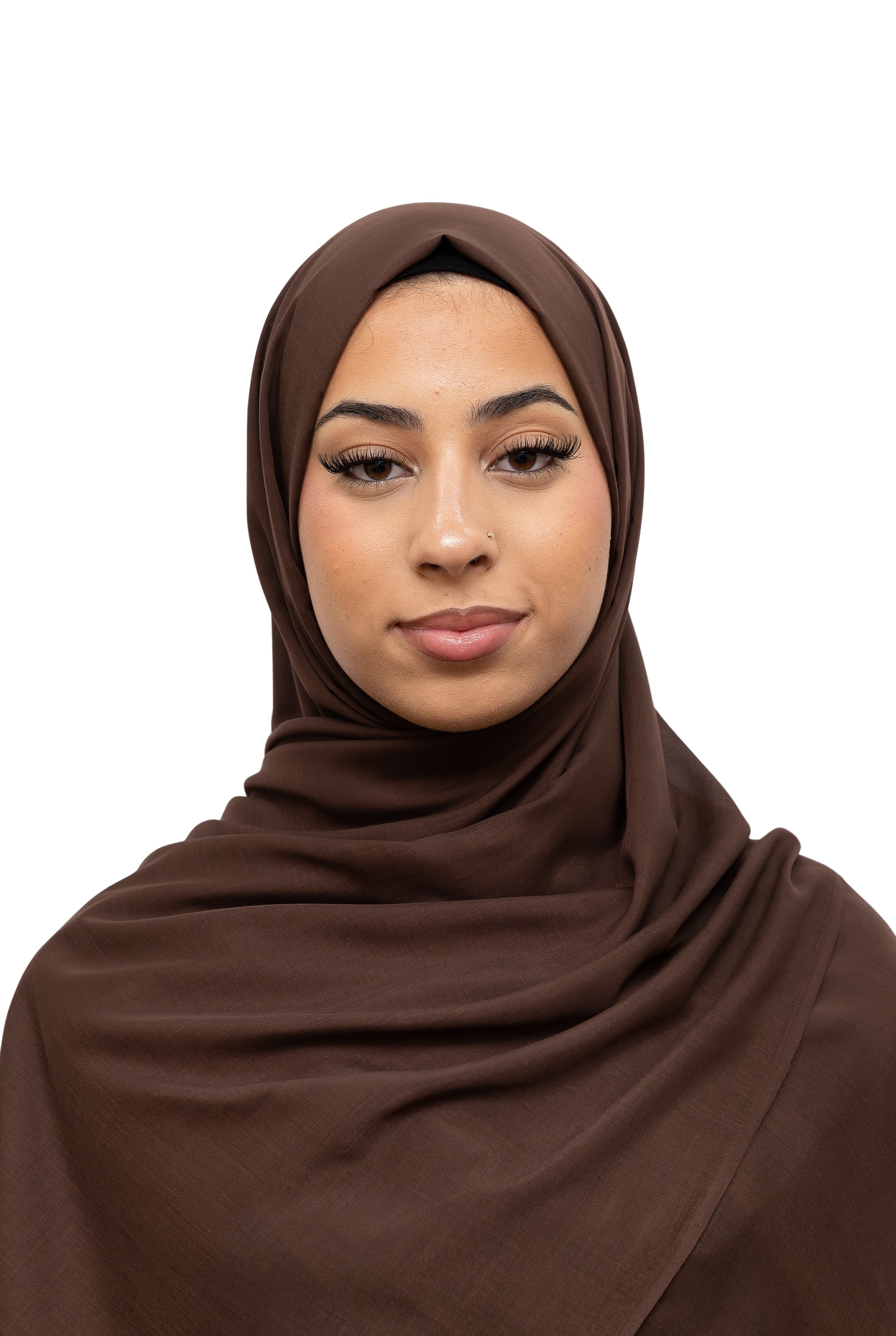 Exclusive Cotton Hijab Chocolate Col 8