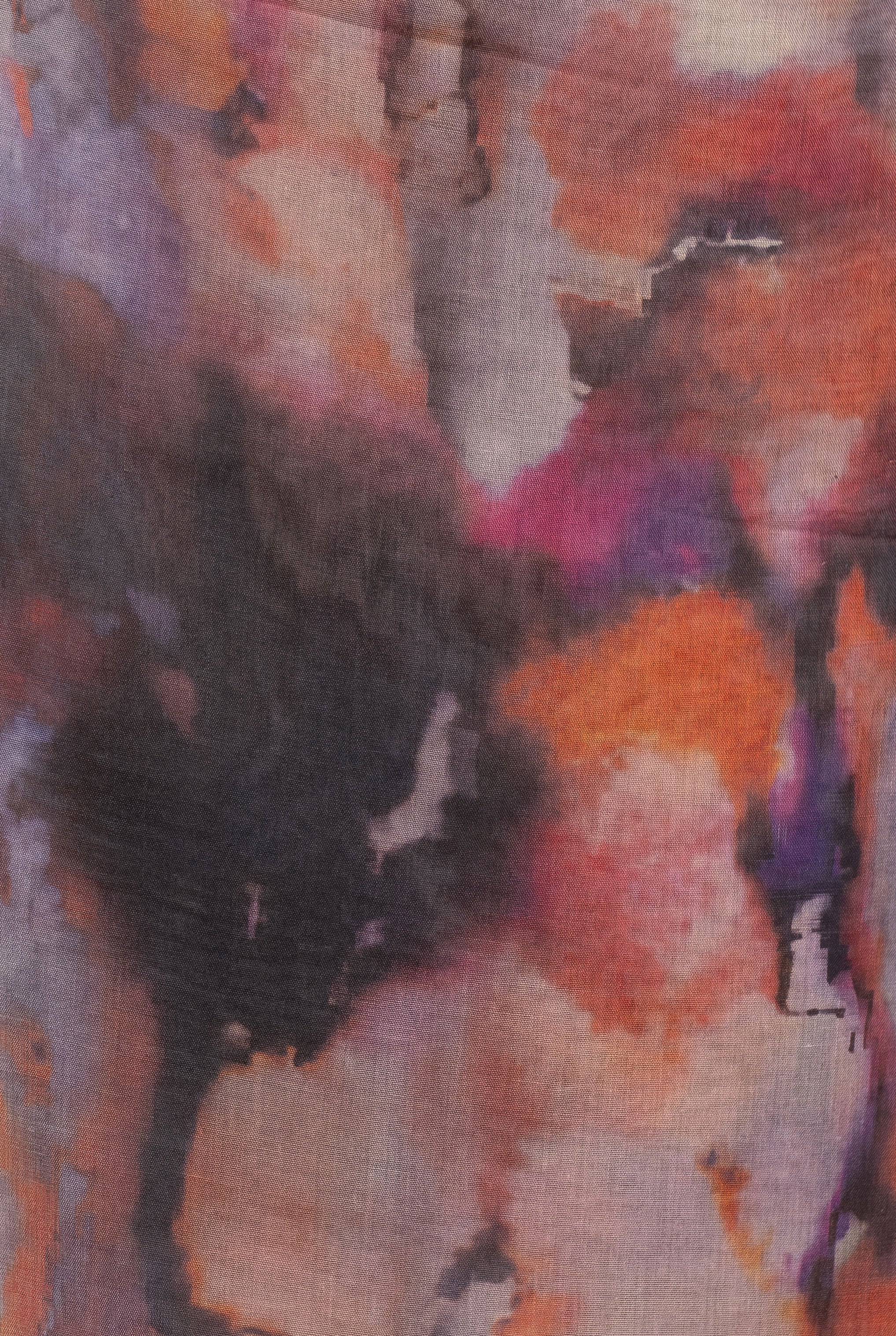 Watercolor Sharp Modal Hijab Multi Purple