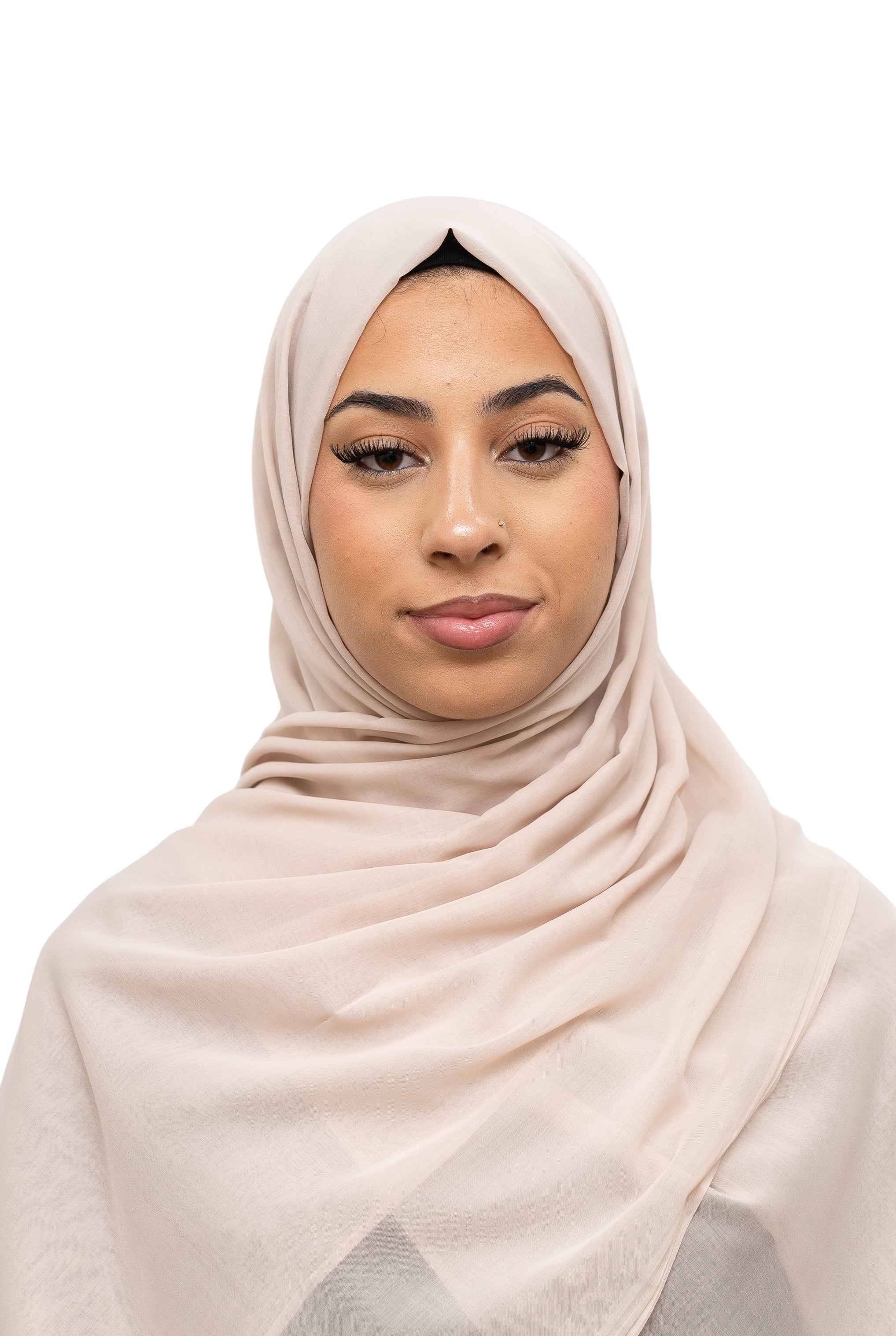 Exclusive Cotton Hijab Beige Col 3