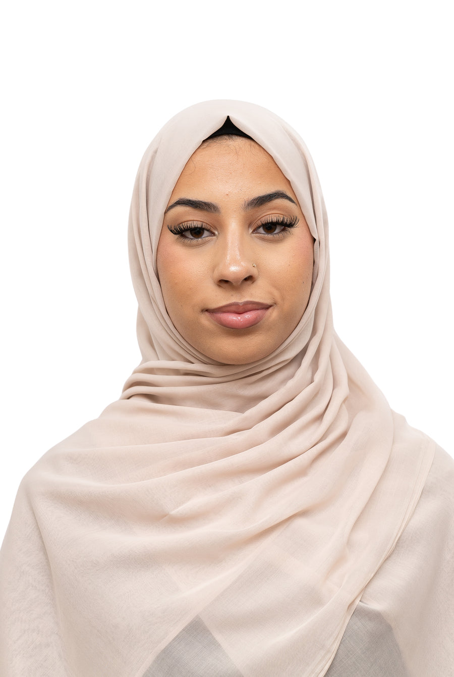 Exclusive Cotton Hijab Beige Col 3