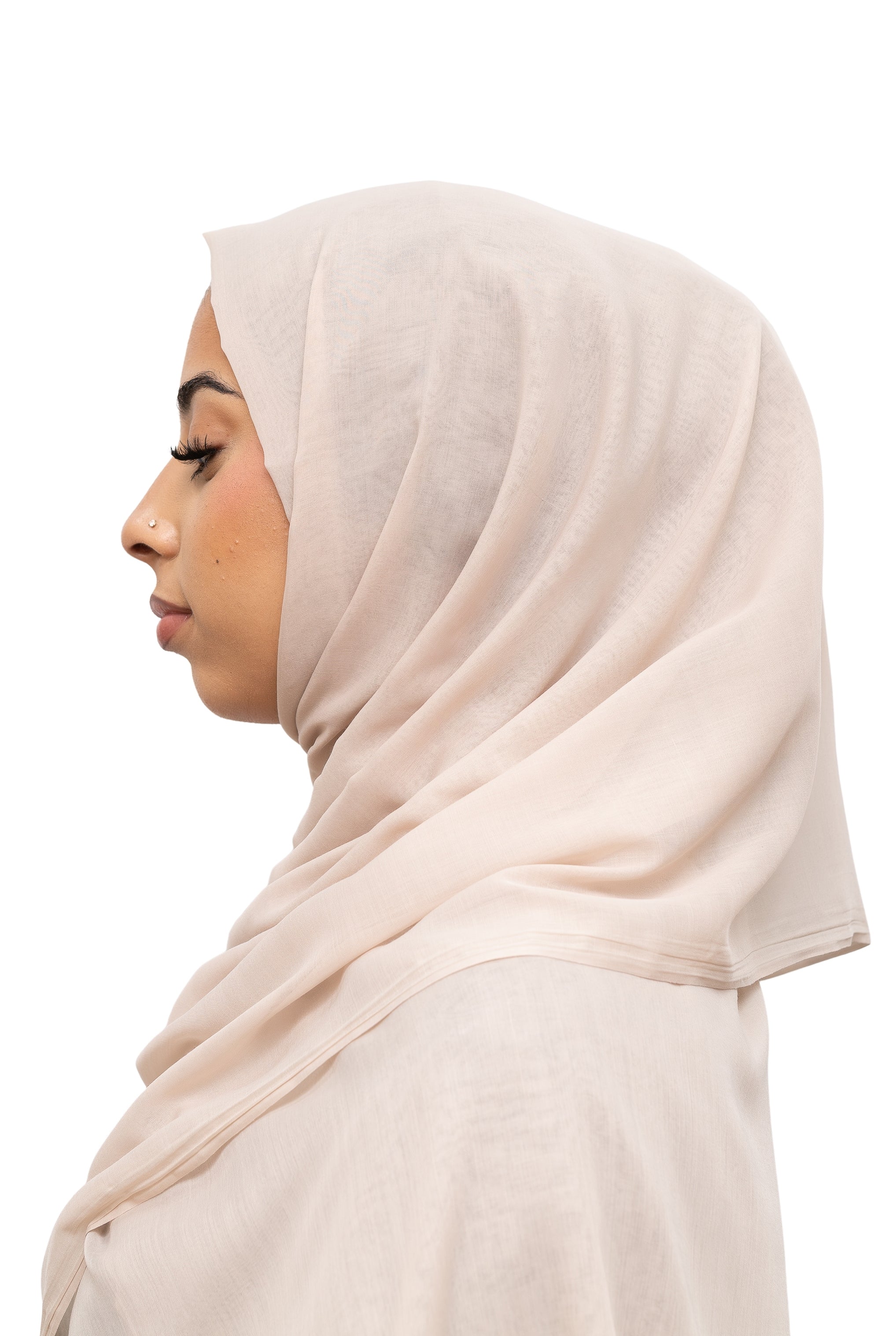 Exclusive Cotton Hijab Beige Col 3