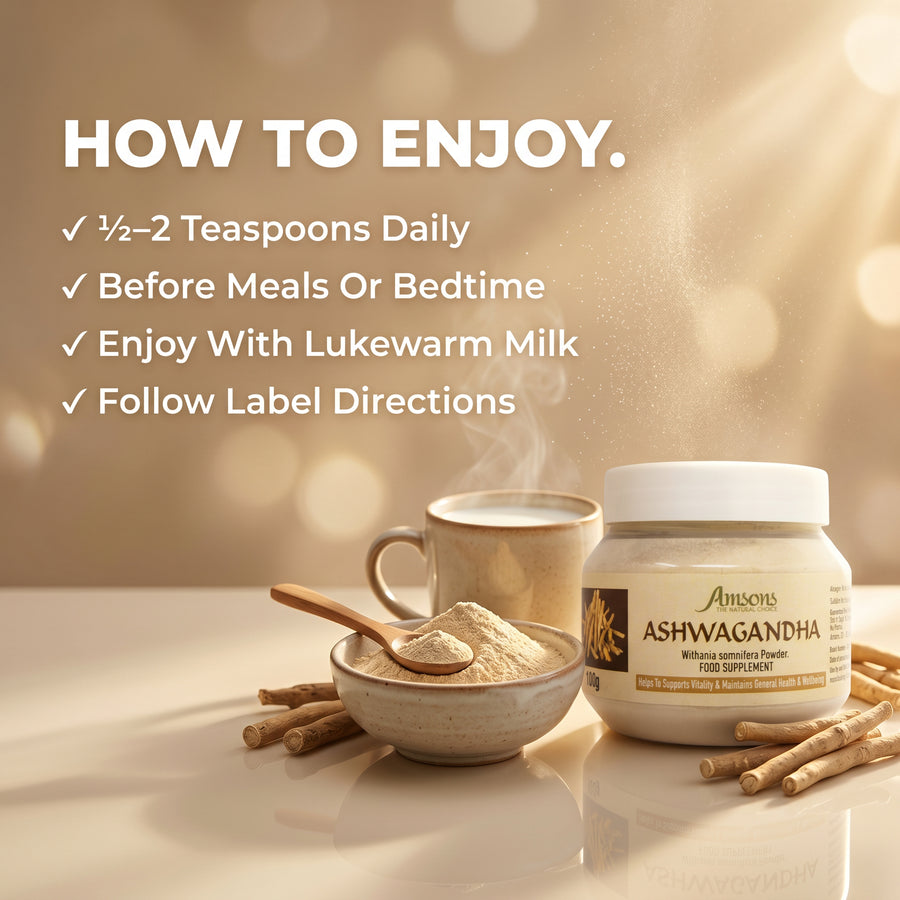 Ashwagandha Food Supplement Powder 100g