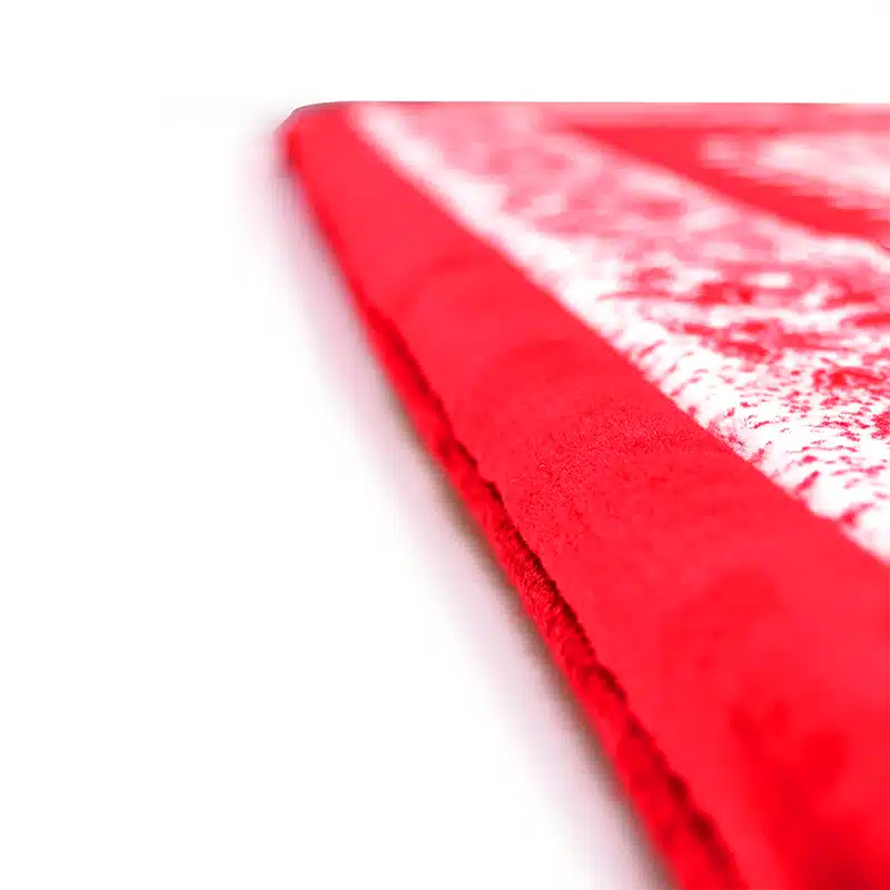 Memory Foam Padded Prayer Mat Red And White