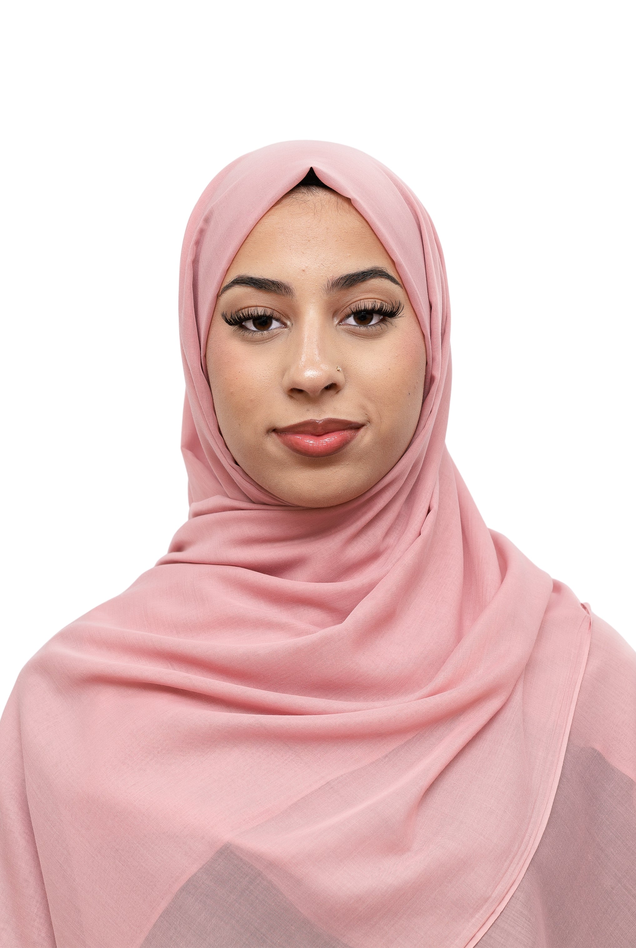 Exclusive Cotton Hijab Party Pink Col 15