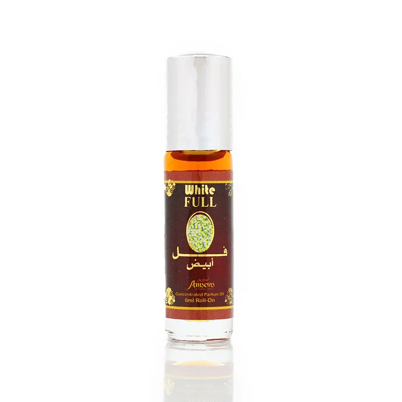 White Full Roll-on Attar for Men 6ml