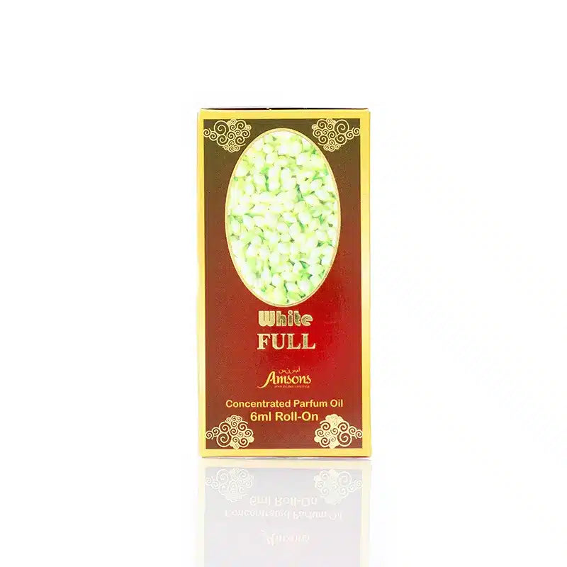 White Full Roll-on Attar for Men 6ml
