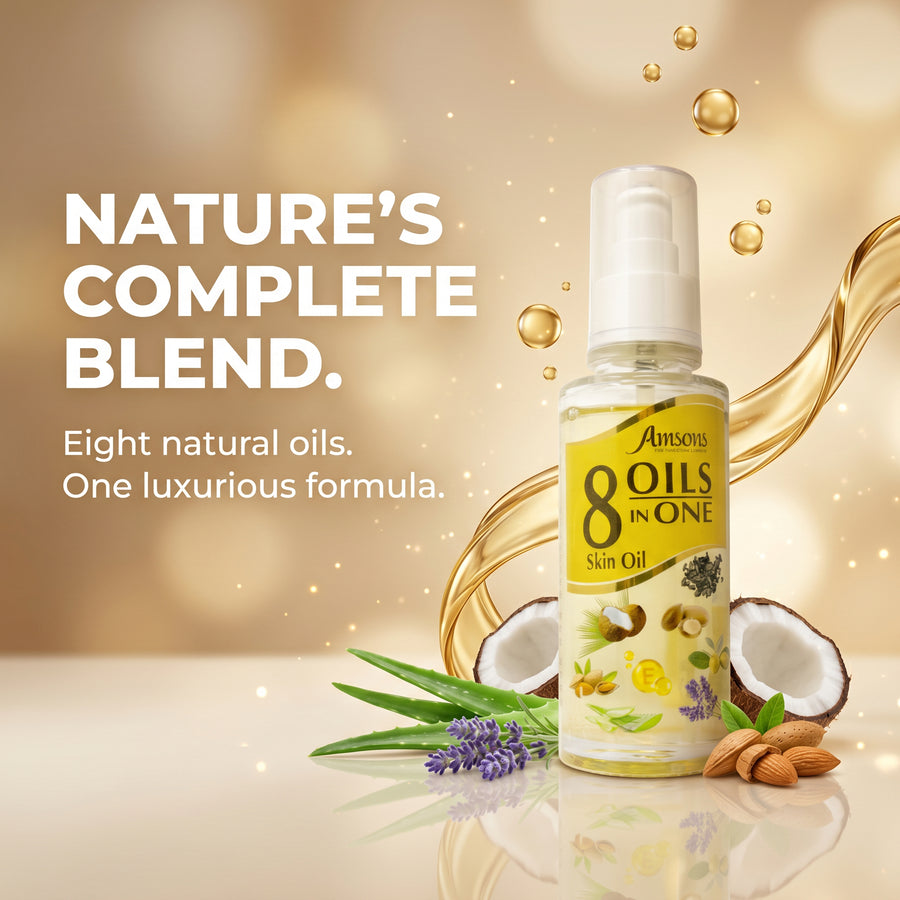 Amsons 8 Skin Oils In 1 100ml