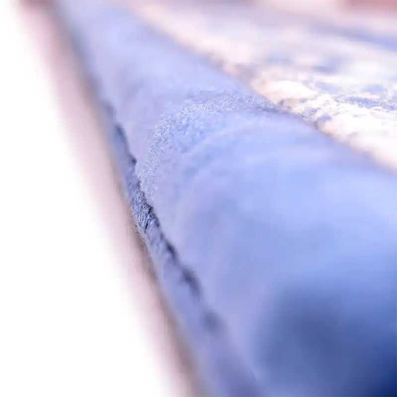 Memory Foam Padded Prayer Mat Blue And Beige