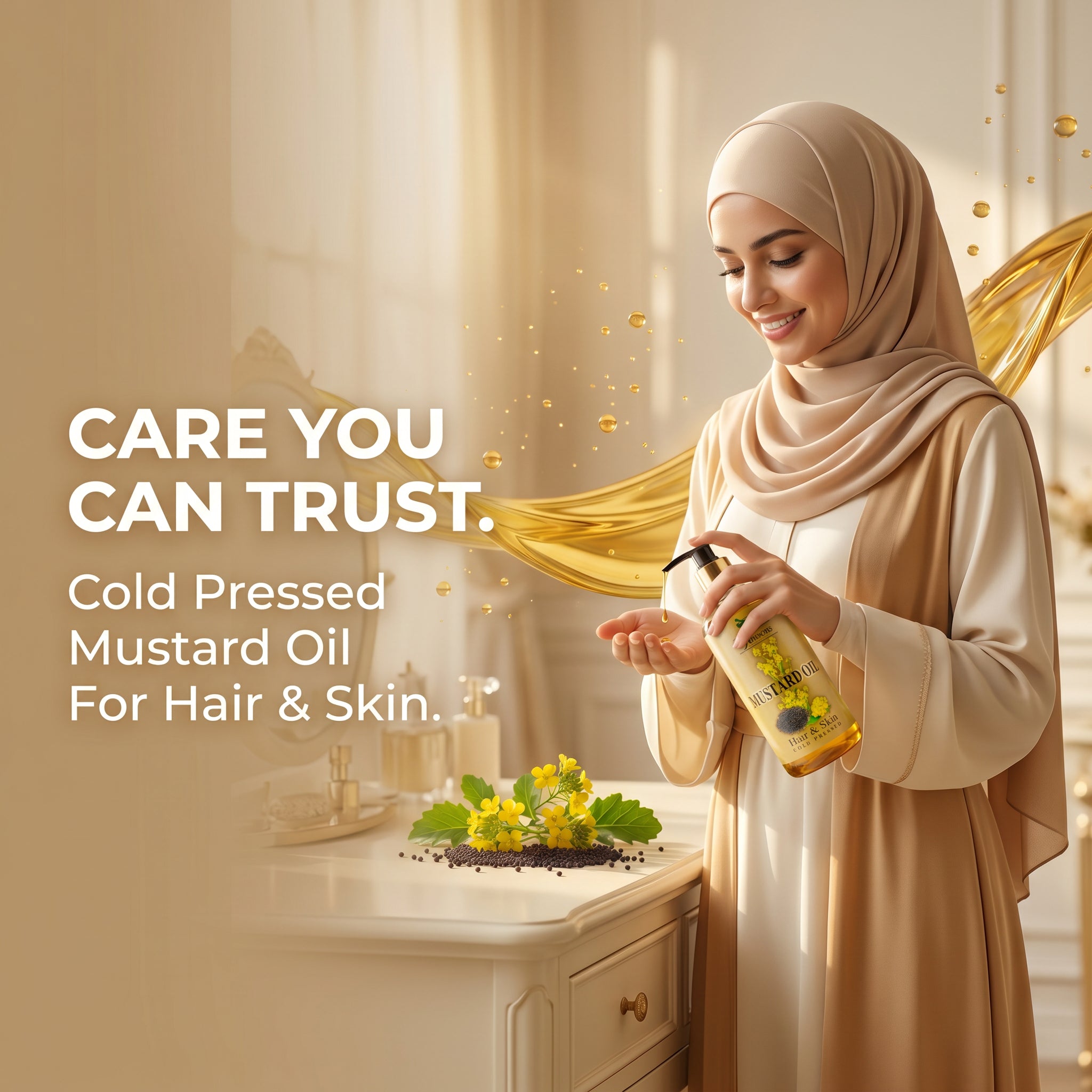 Cold Pressed Mustard Hair Oil