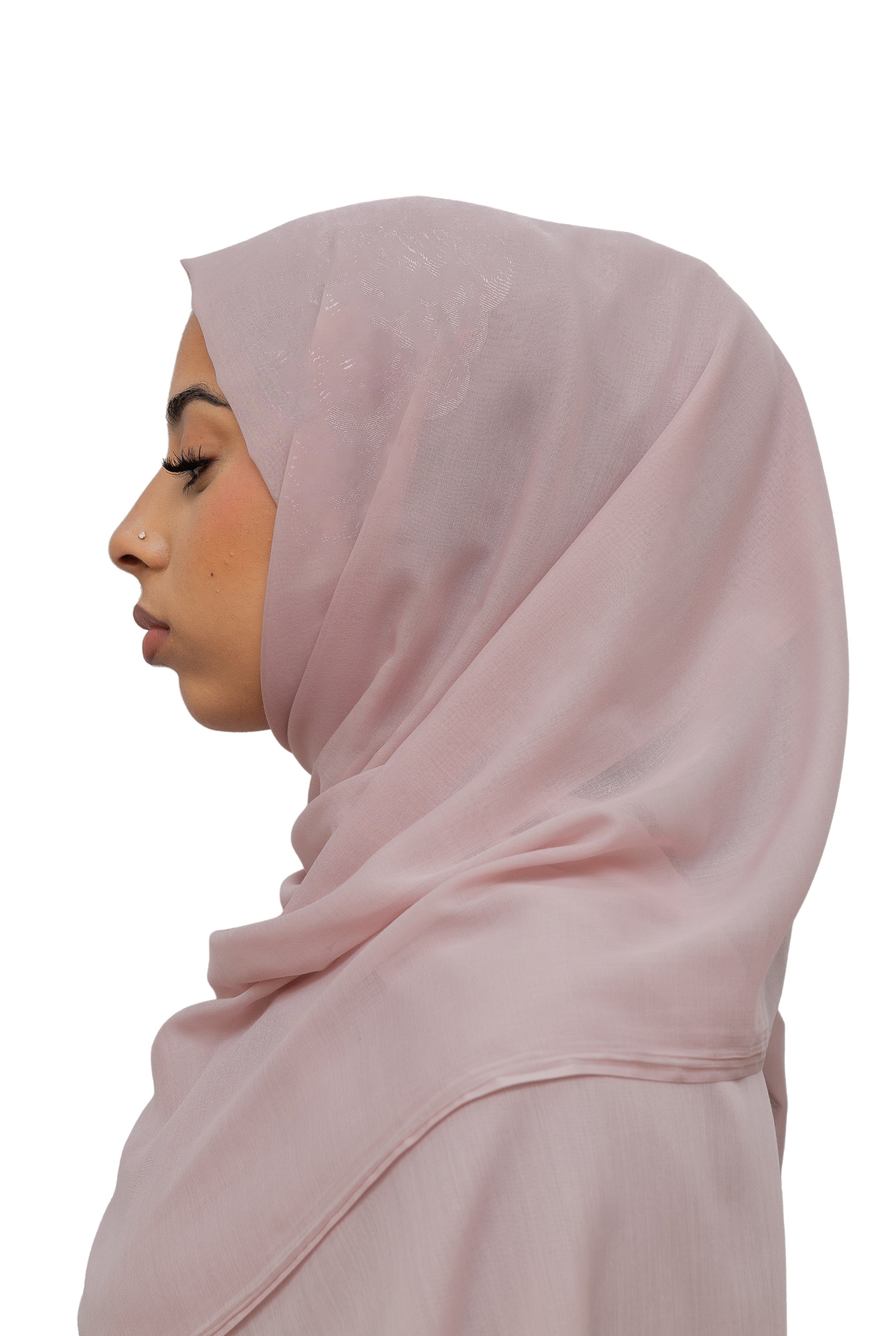 Exclusive Cotton Hijab Power Pink Col 14