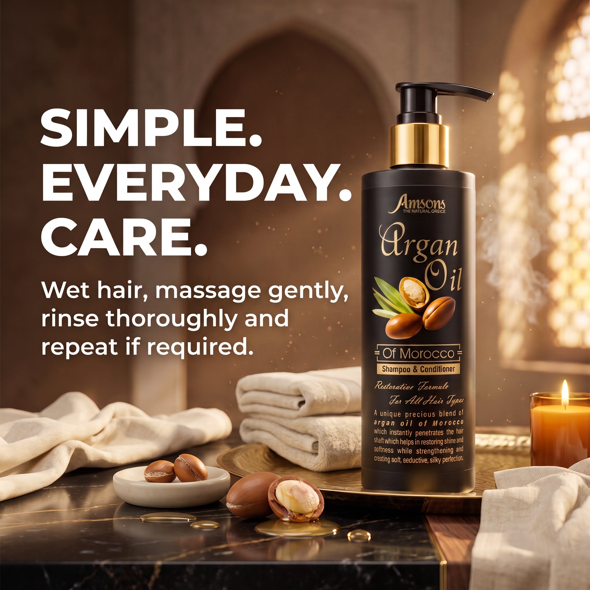 Argan Oil Of Morocco Shampoo & Conditioner 250ml