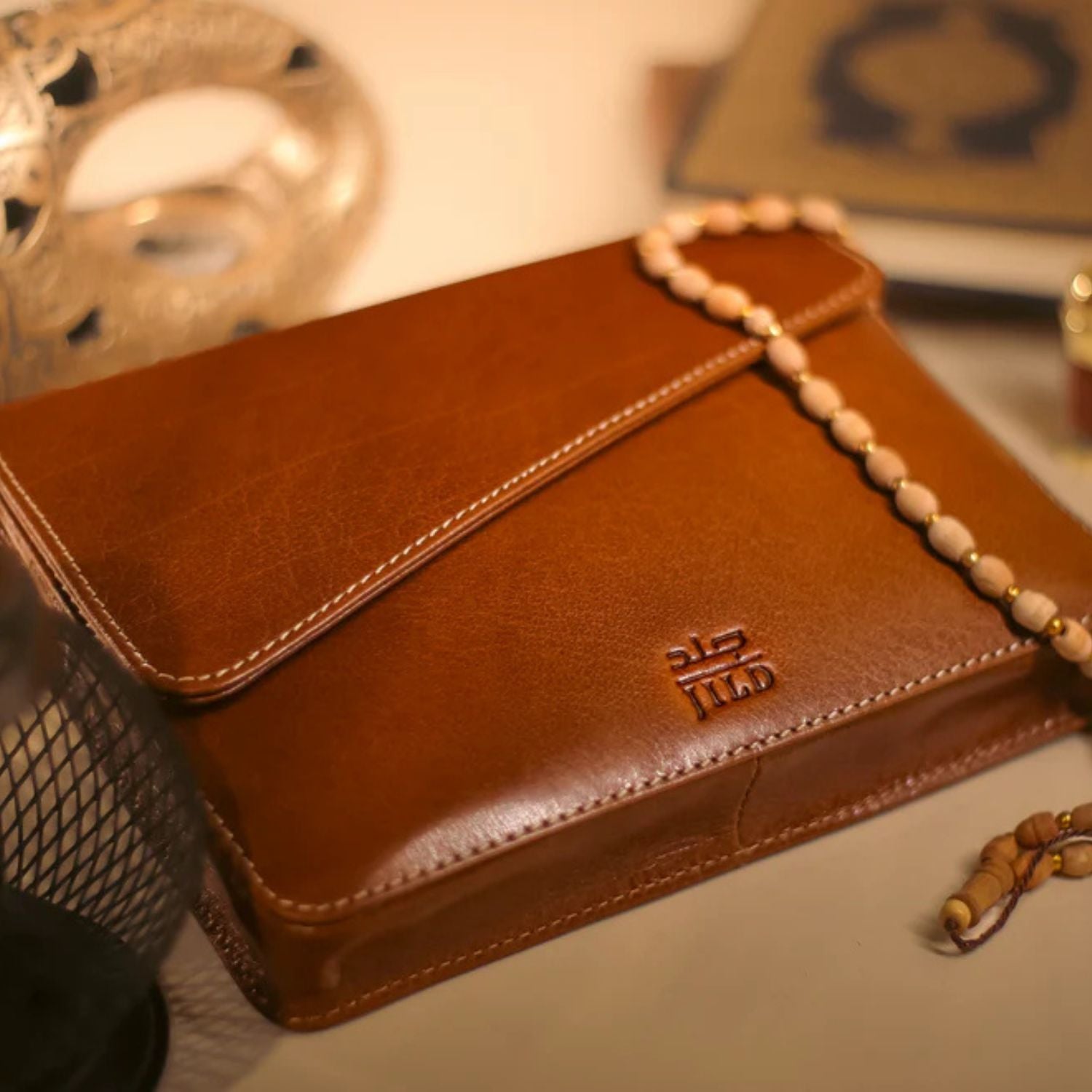 Himayah Kiswa Quran Sleeve Tan