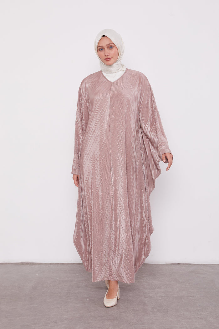 Pleated Batwing Blush Pink 330252