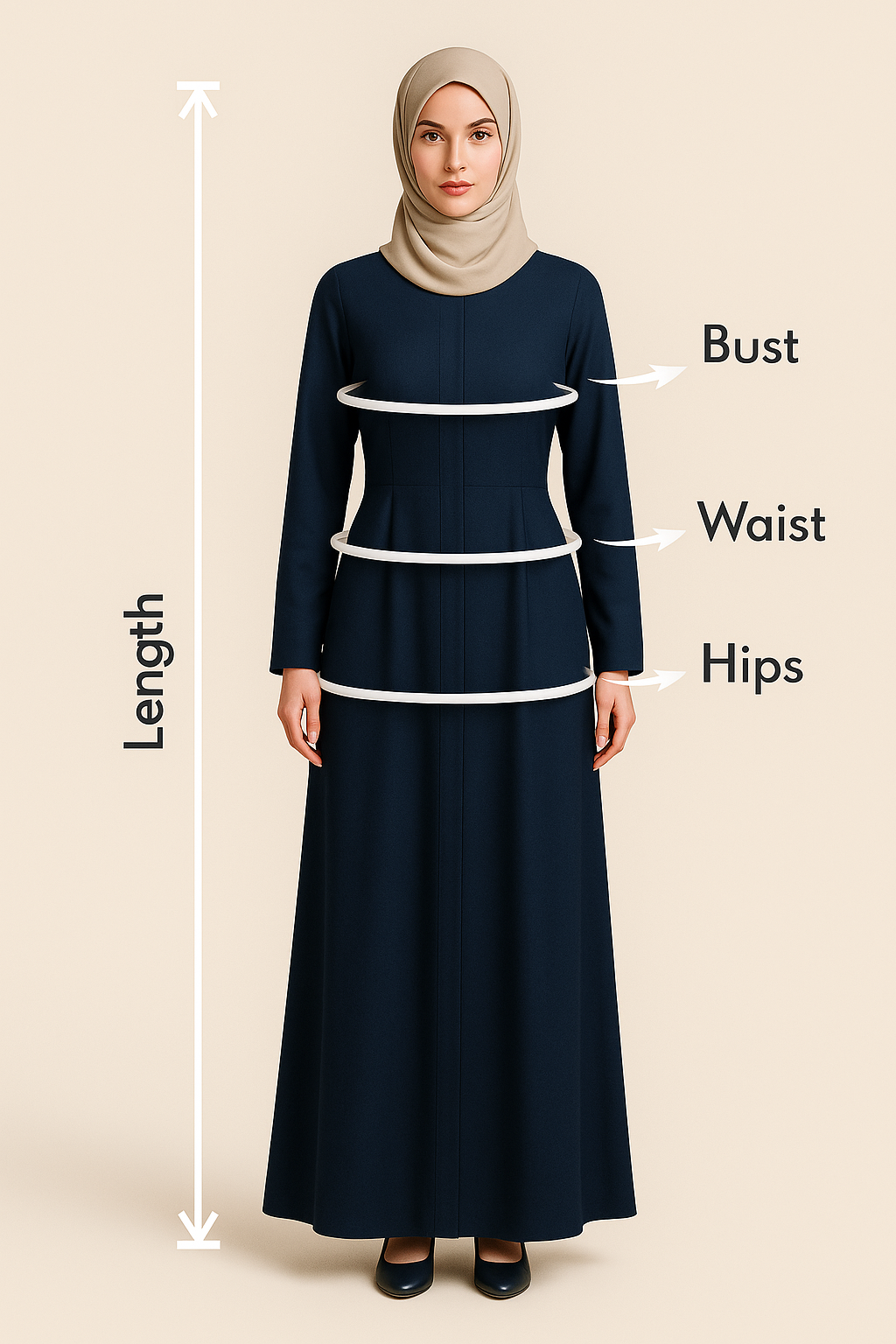 Size chart illustration
