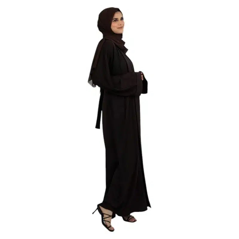 Chocolate Satin Kimono Set AM438-10