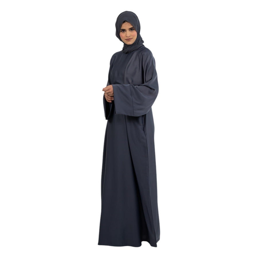 Grey Regular Abaya ASL-622-27