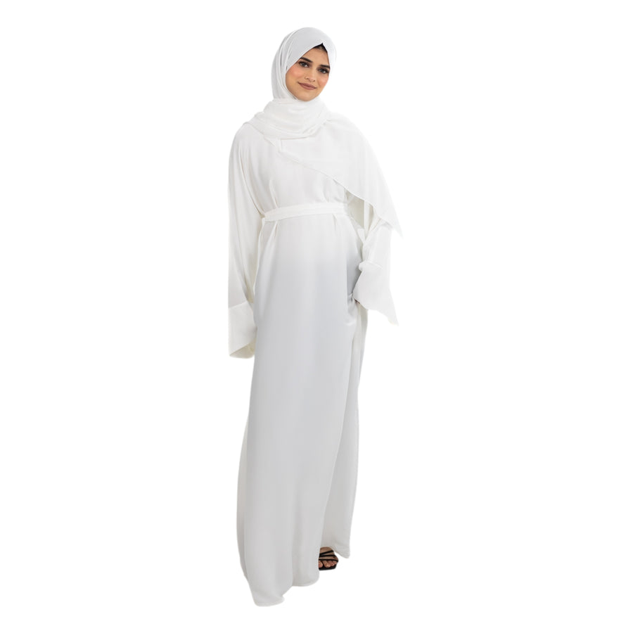 Off White Regular Abaya ASL-622-41