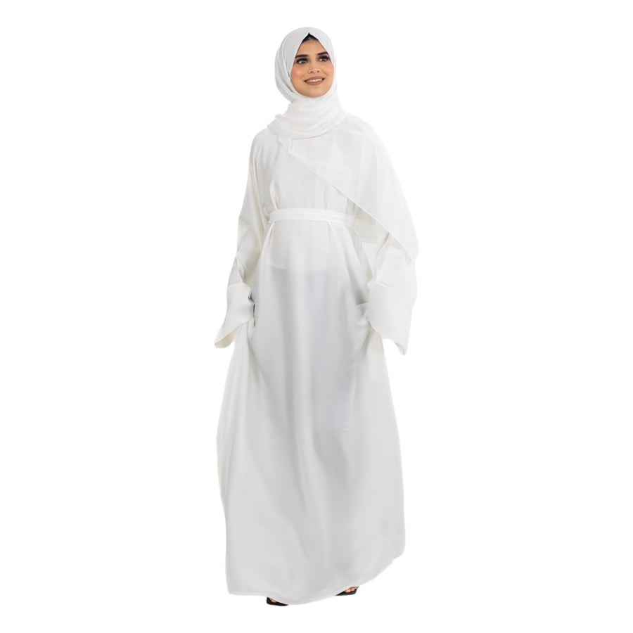 Off White Regular Abaya ASL-622-41