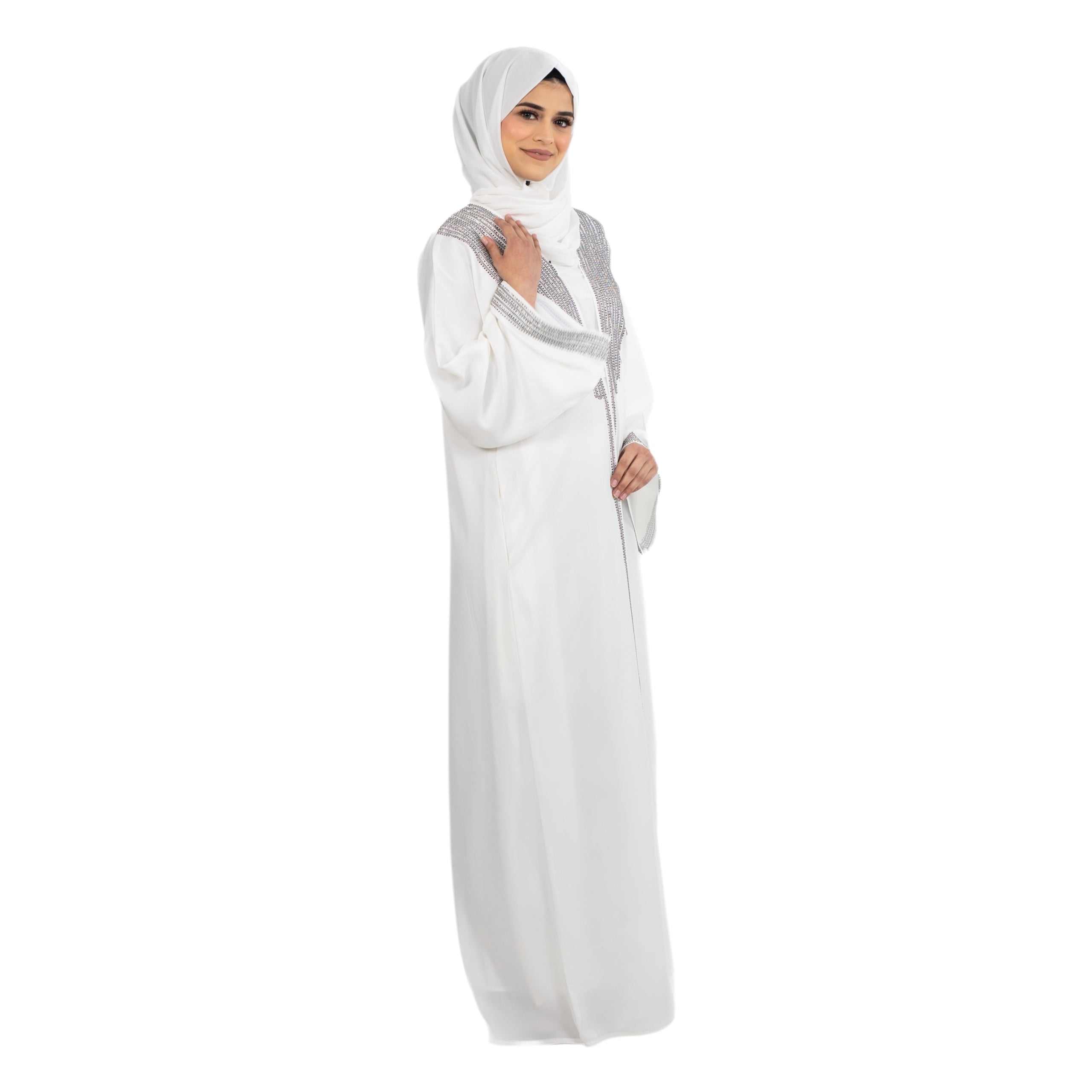 Off White Classic White Kimono ASL-634-41
