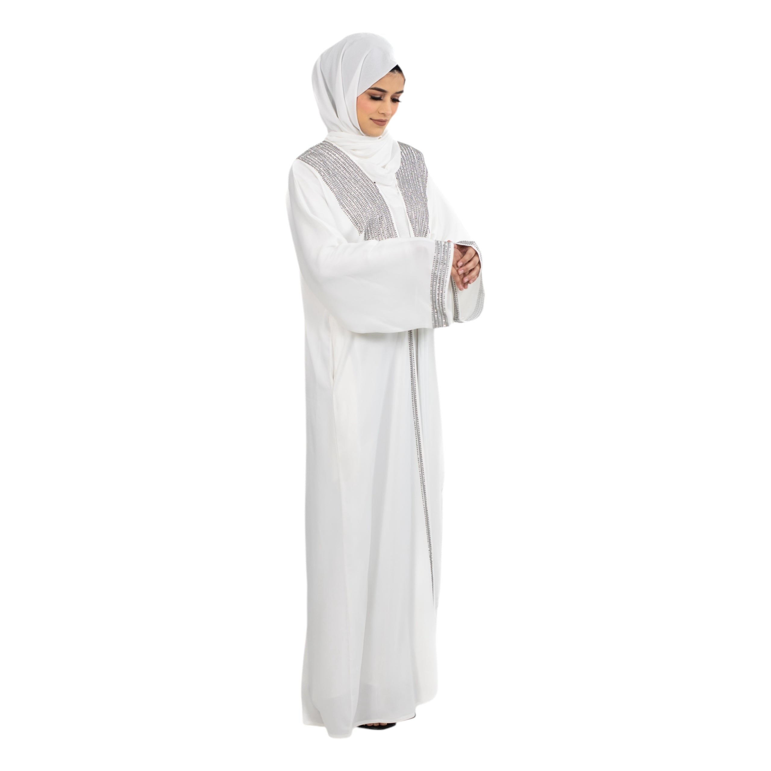Off White Classic White Kimono ASL-634-41