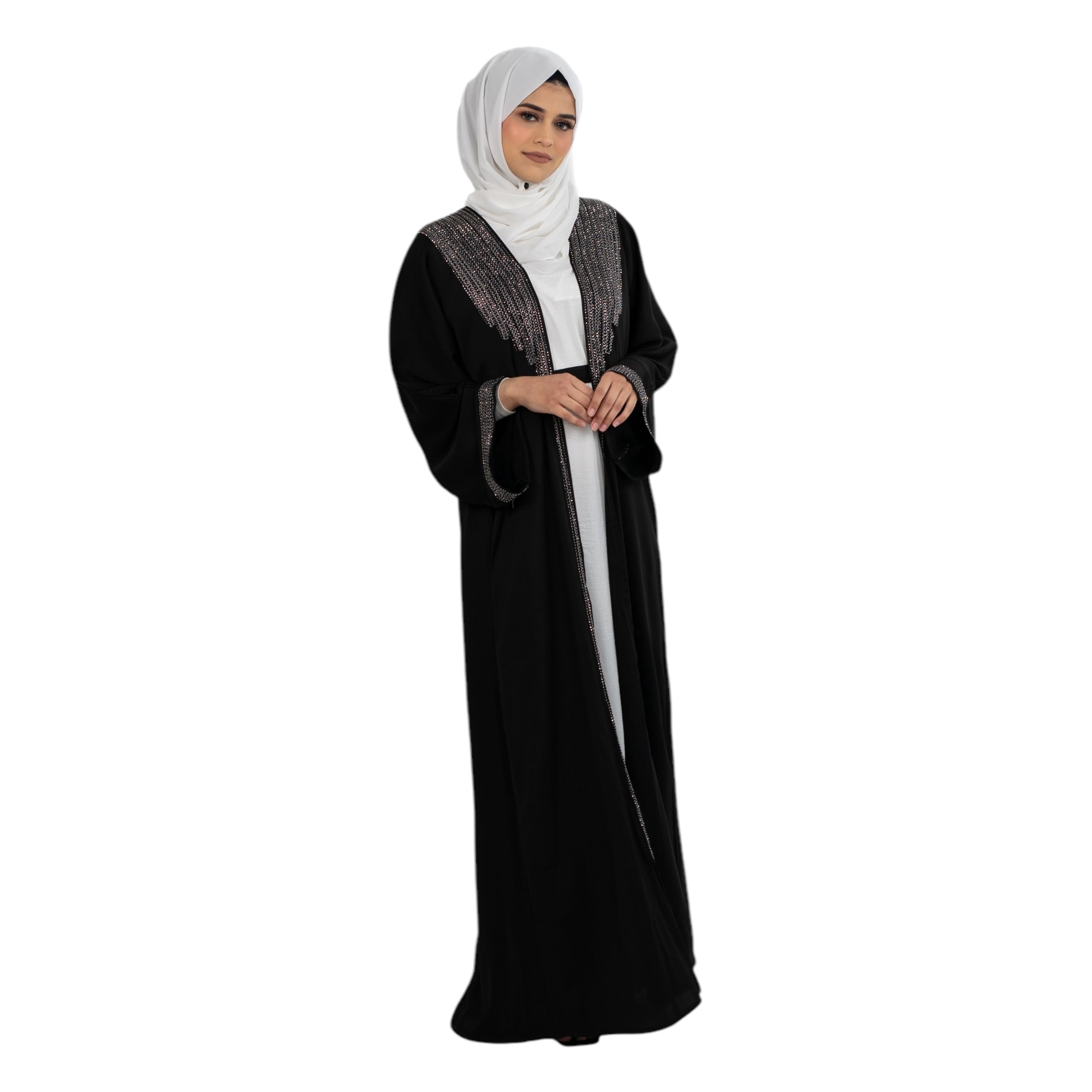 Black Classic Kimono ASL-634-1