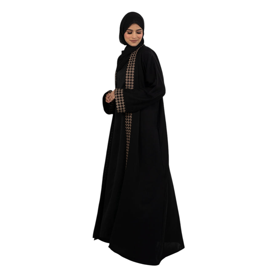 Black Levantine Kimono ASL-632-1
